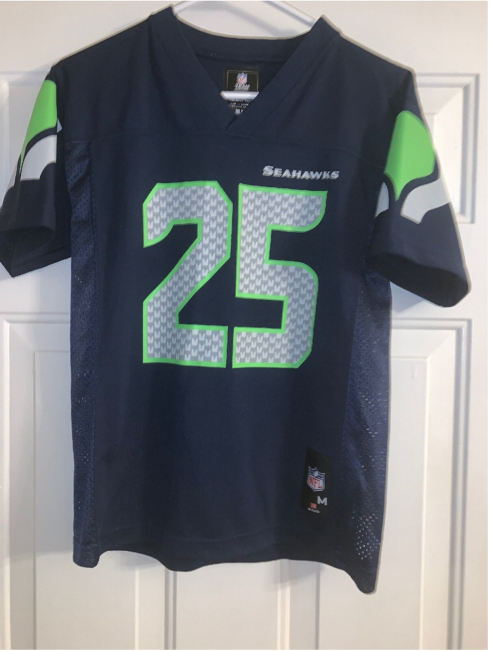Richard Sherman Seattle Seahawks #25 NFL Jersey Youth Sz M 10/12